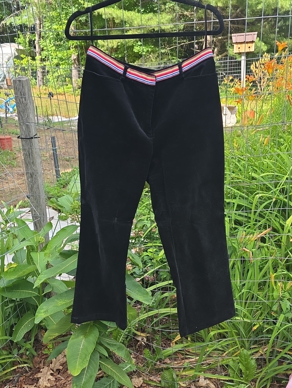 Lilly Pulitzer Black Skirt with Multicolor Waistband